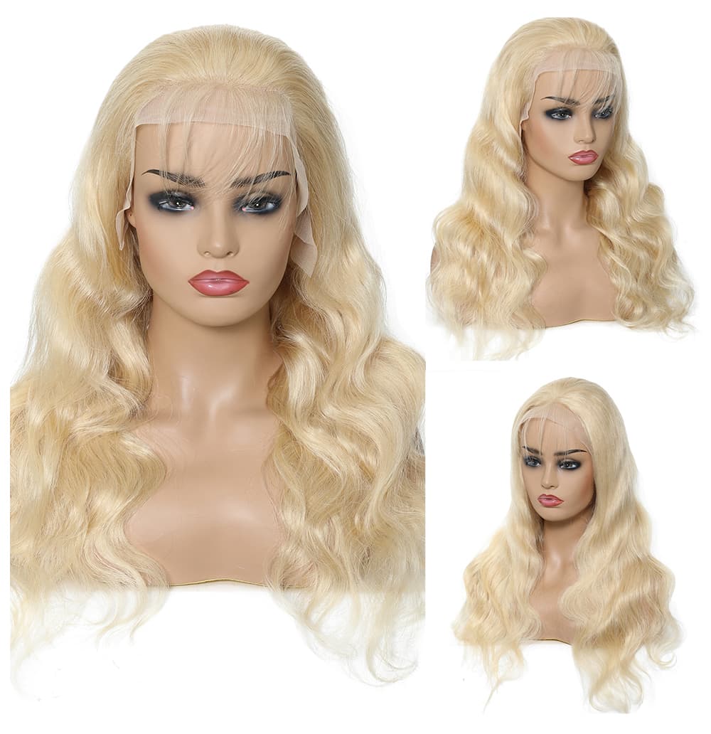 Incolorwig High Quality Body Wave Human Hair Wig 13×4 Transparent Lace ...